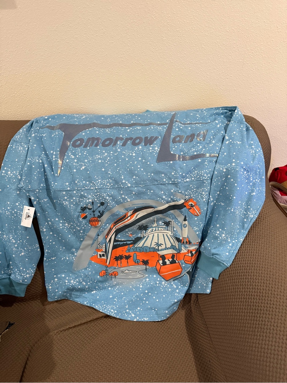 Disney Parks Tomorrowland Spirit Jersey Space Mountain L/Large NEW